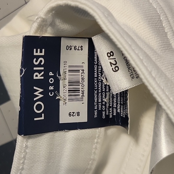 Lucky Brand White Ankle Cropped Jeans‎ - Picture 11 of 11